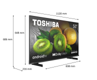 TOSHIBA 50UA5D63DG UHD Android TV - 1465724 - zdjęcie 4
